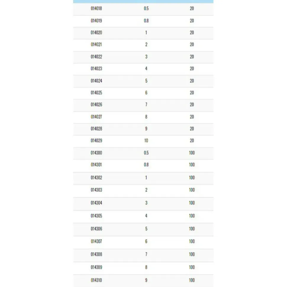 Akami Anzuelo para empatillar Chinu 20 unidades