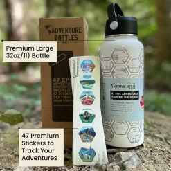 Awesome Maps Botella térmica Adventure world 1l