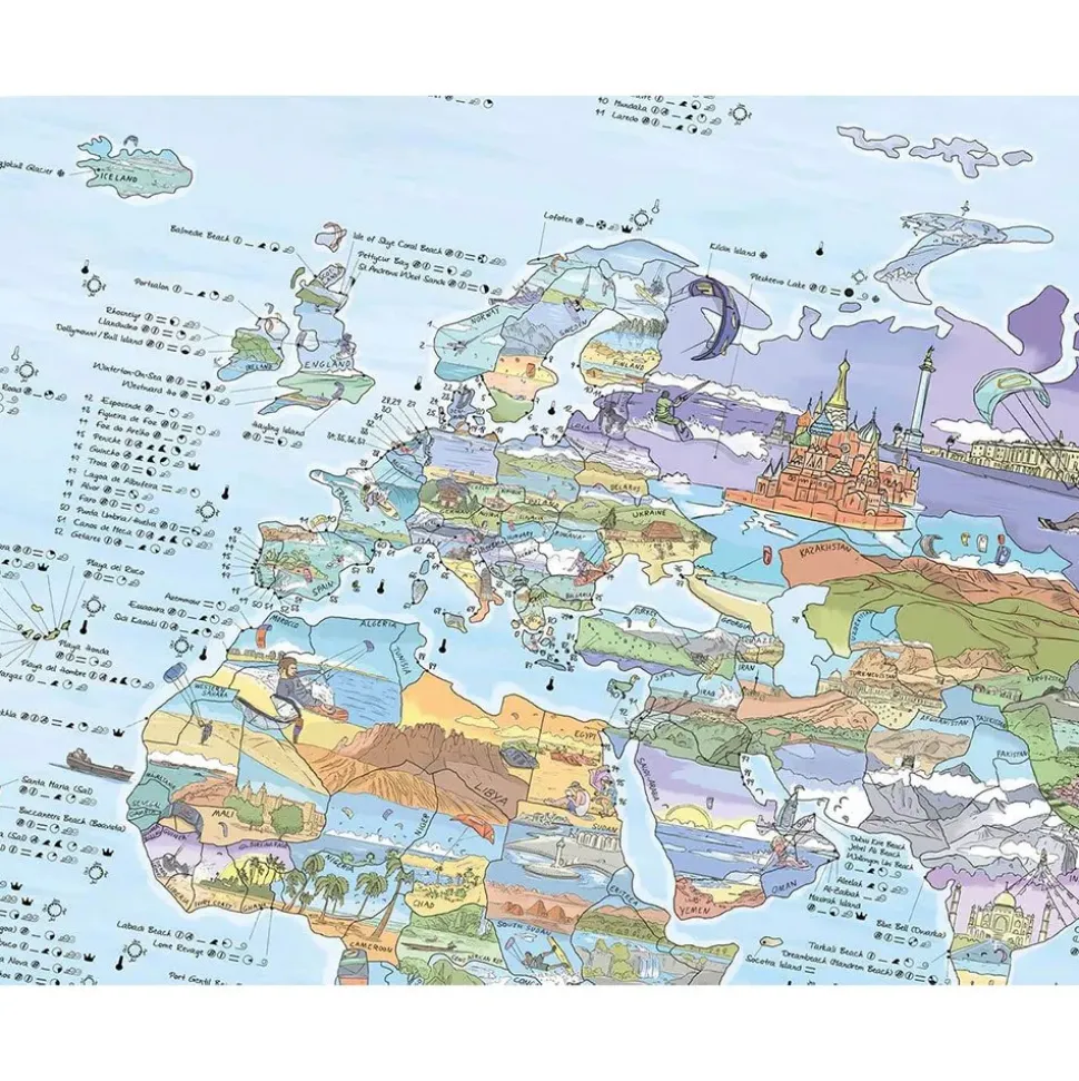 Awesome Maps Mapa Kitesurf Best ing Spots In The World