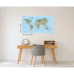 Awesome Maps Mapa Surftrip Best Surf Beaches Of The World Original Colored Edition
