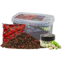 Benzar Mix Pellets para pesca Winter+Twister Chile&Salchicha