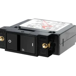Blue Sea Systems Interruptor automático unipolar de balancín plano de la serie A