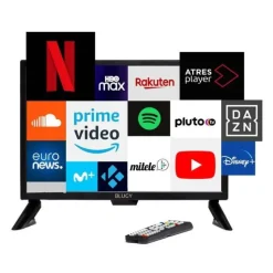 Blugy Televisor LED HD Smart 19`` 1366x768 píxeles 12V