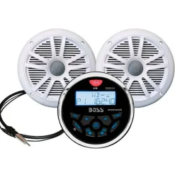 Boss Audio MGR350B+2 Altavoces MR6W+Paquete MRANT10 6.5W