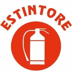 Erregrafica Pegatina Extintor de incendios