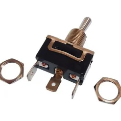 Goldenship Interruptor de palanca de 3 terminales MOM On-Off-MOM On GS11103