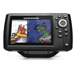 Humminbird Plotter con transductor y cartografía Helix 5 Chirp GPS G3 5´´