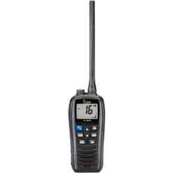 Icom Estación de radio VHF marina portátil IPX7 IC-M25 Euro Blue 5W