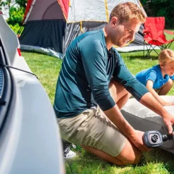 Intex Bomba de Inflado Eléctrica de Relleno Rápido con Adaptador para Automóvil
