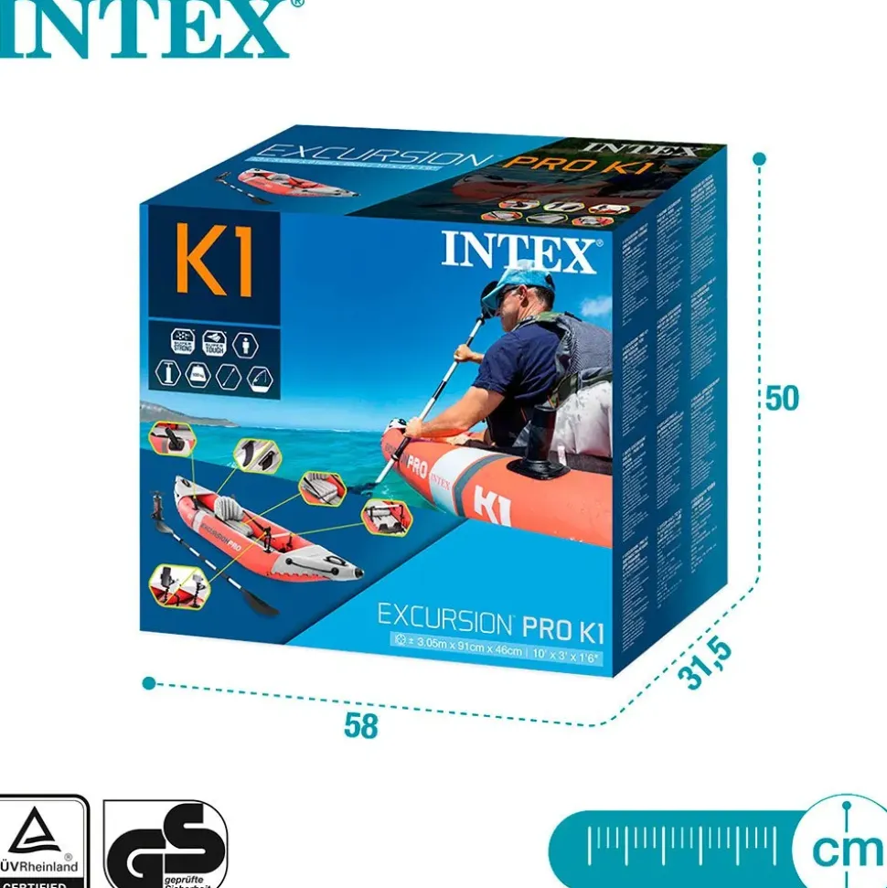 Intex Conjunto de Kayak Inflable Excursion Pro K1