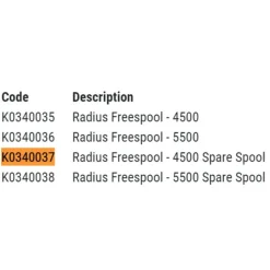 Korum Carrete de carpfishing Radius Spare