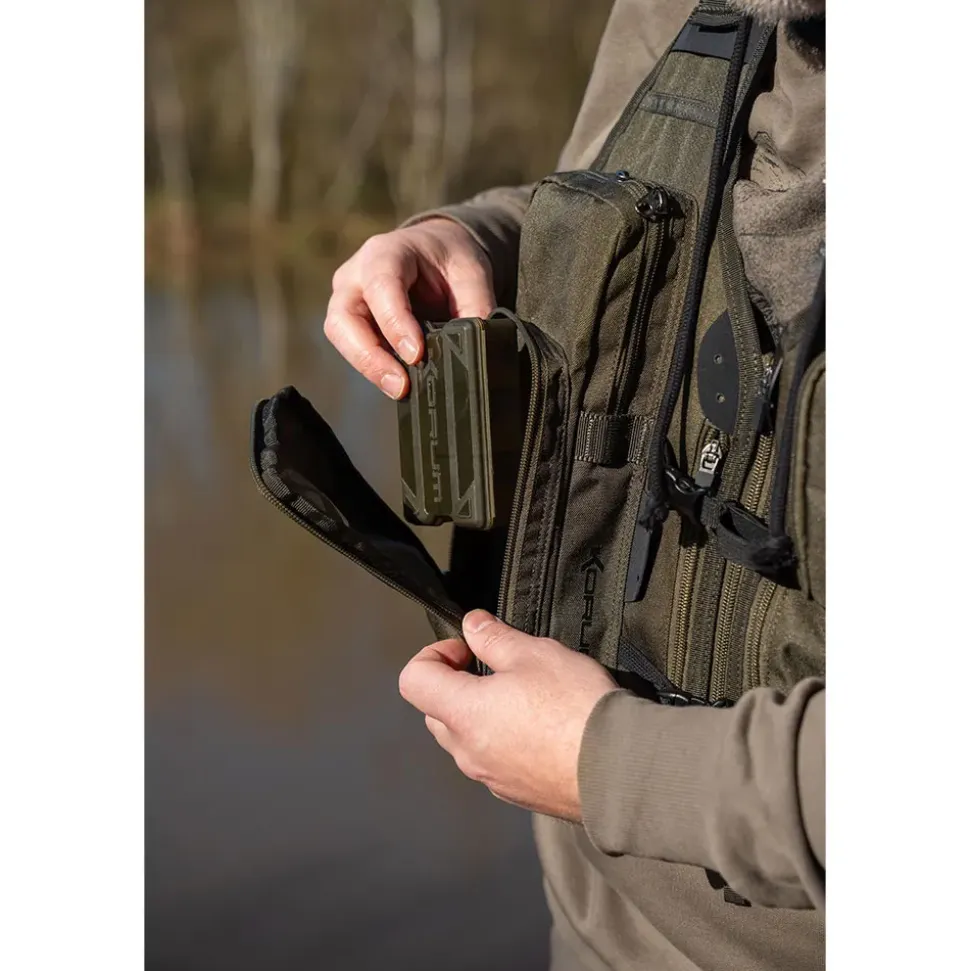 Korum Chaleco de pesca Glide Roving
