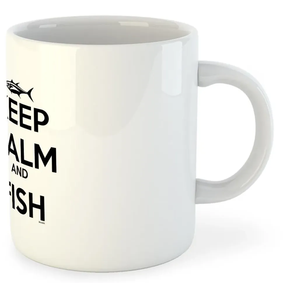 Kruskis Taza Keep Calm and Fish 325ml