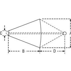 Lalizas Ancla de capa 4.5 m 550 mm