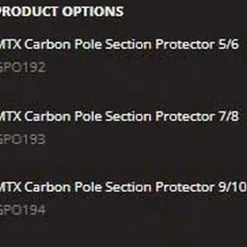 Matrix Fishing Mini extensión caña pole MTX Carbon 9/10