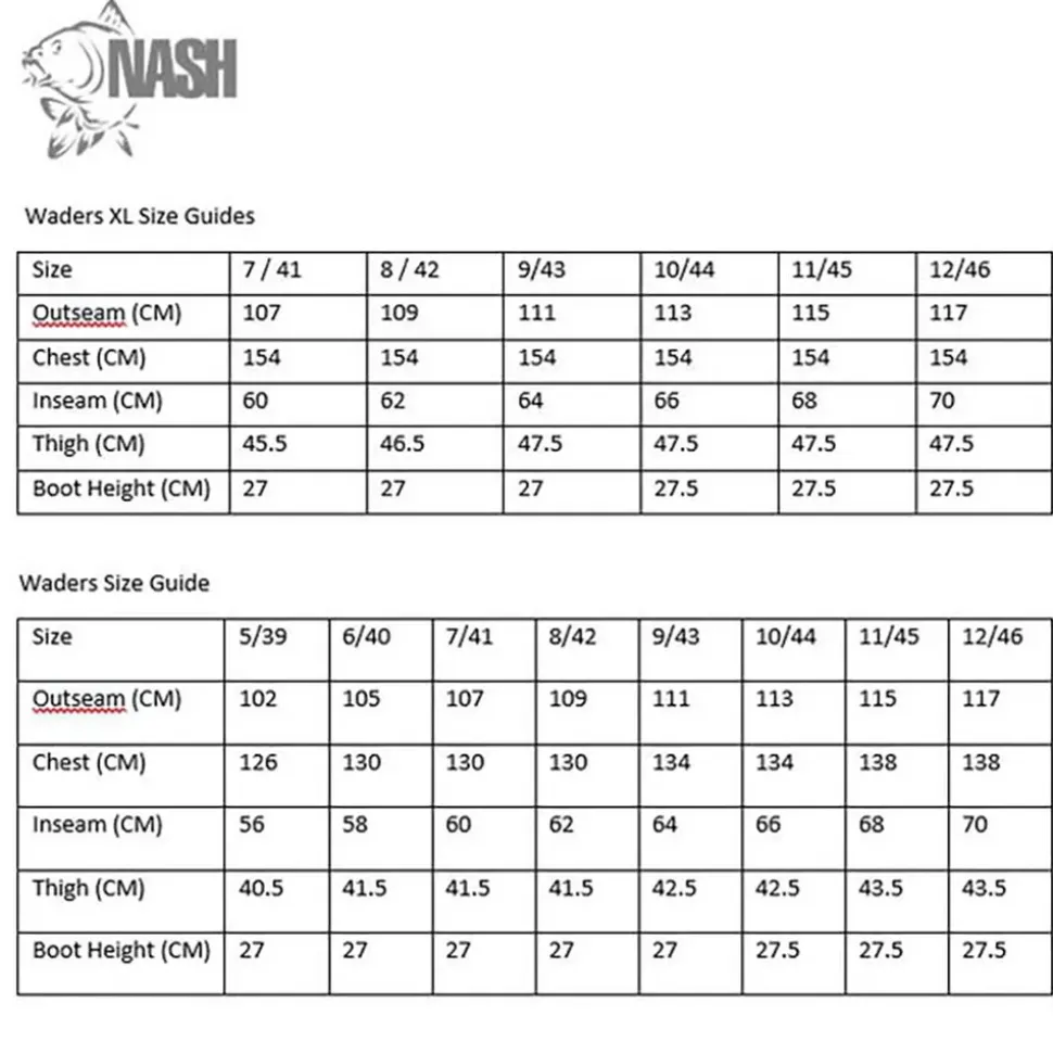 Nash ZT Vadeador transpirable Zero Tolerance HD XL