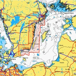 Navionics Carta Náutica Navionics+ Pequeña del Sureste de Suecia