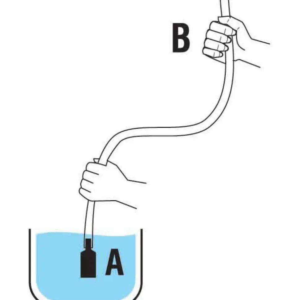Nuova Rade Bomba de manguera de aspiración manual 160 cm
