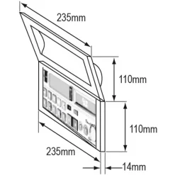 Nuova Rade Funda universal para radio/CD