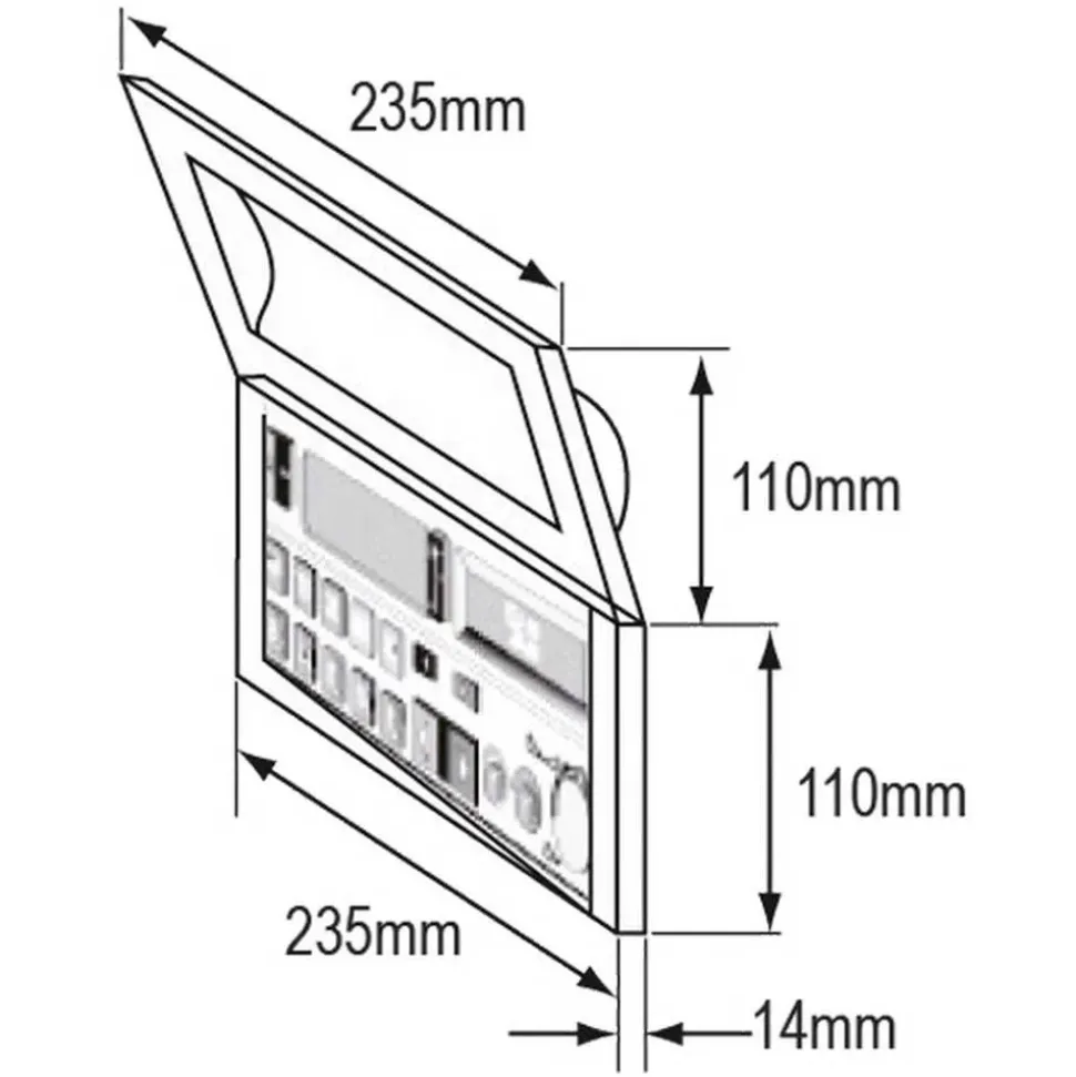 Nuova Rade Funda universal para radio/CD