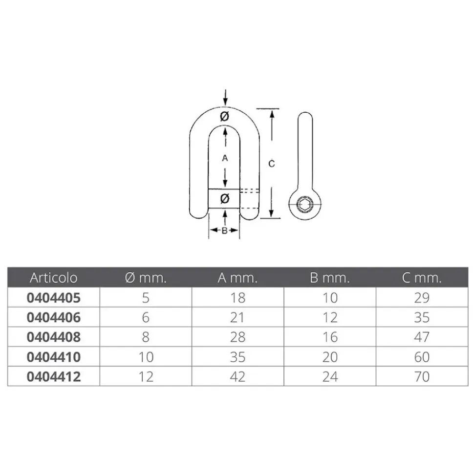 Oem Marine Pestillo de cerrojo empotrado D