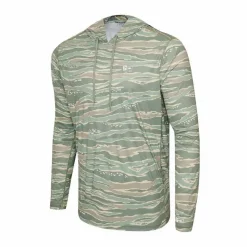 Pelagic Camiseta de manga larga con capucha UV Vaportek Wahoo Camo