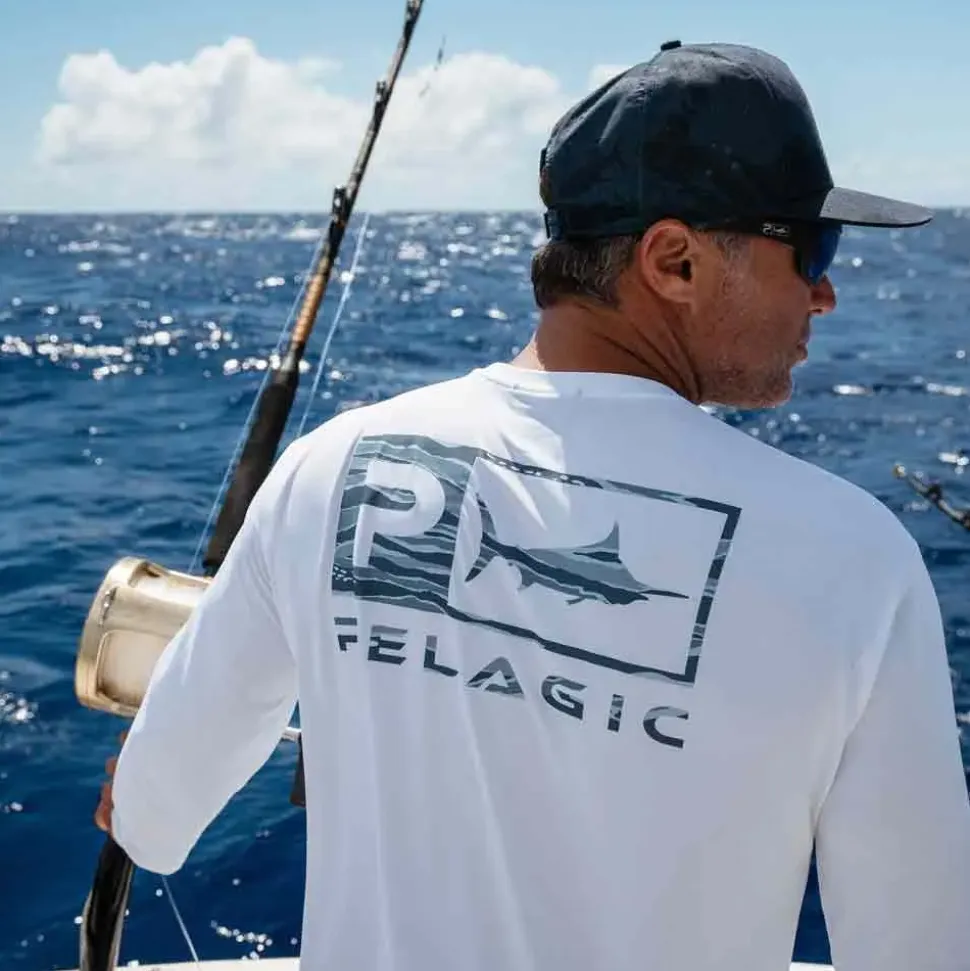 Pelagic Camiseta de manga larga con protección UV Aquatek Wahoo Icon