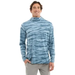 Pelagic Camiseta de manga larga con capucha UV Exo Tech Wahoo