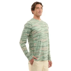 Pelagic Camiseta de manga larga con protección UV Vaportek Wahoo Camo
