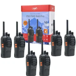 PNI Walkie Talkie PMR R40 Pro 6 unidades
