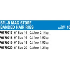 Preston Innovations Bajos línea SFL-B Barbless 15 cm