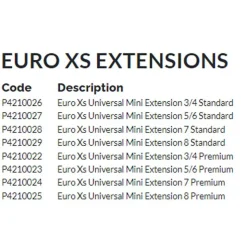Preston Innovations Mini extensión caña pole Euro XS Universal 5/6 Premium