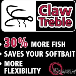 Quantum Fishing Pegatina Claw Treble
