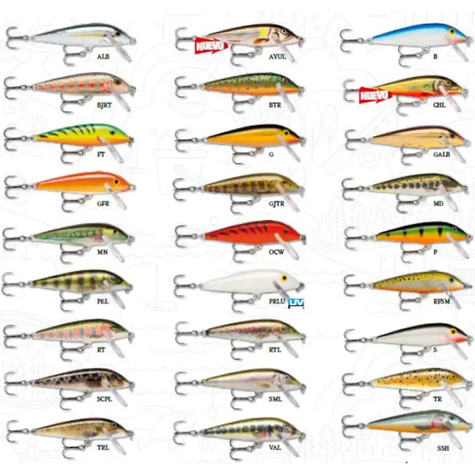 Rapala Minnow Countdown Slow Sinking 8g 70 mm