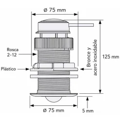 Raymarine Transductor DST820