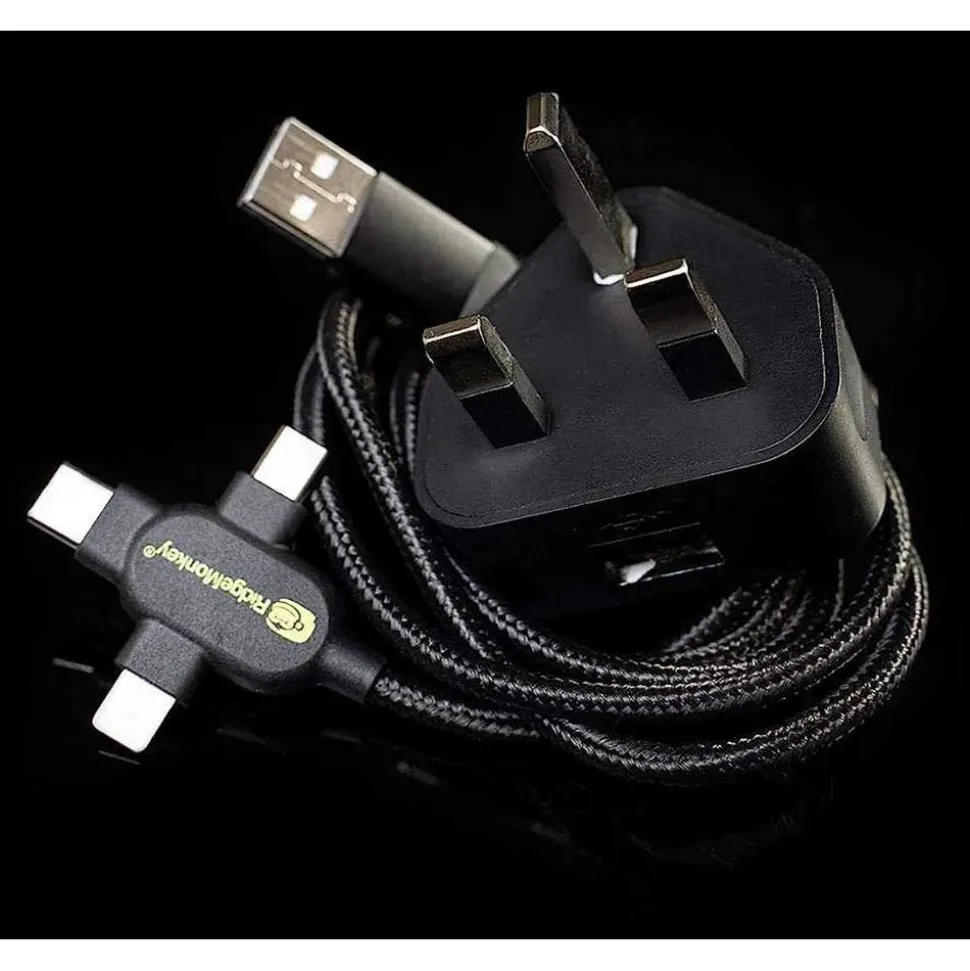 Ridgemonkey Adaptador Vault 12W USB Mains Power