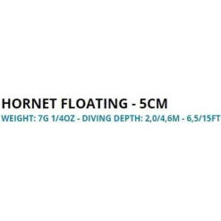 Salmo Crankbait Hornet Floating 7g 50 mm
