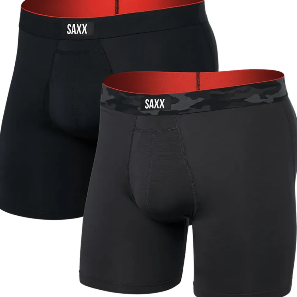 SAXX Underwear Boxers Multi-Sport Mesh Brief Fly 2 unidades