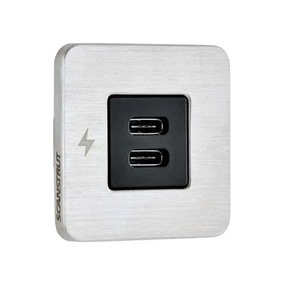 Scanstrut Cargador de interior doble USB-C