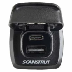 Scanstrut 1xUSB-A y 1xUSB-C 12/Flip Pro Cargador Rápido de Doble Enchufe USB 24V