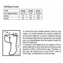 Sea Cover Funda del motor