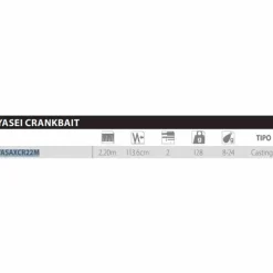 Shimano Fishing Caña baitcasting Yasei Crankbait
