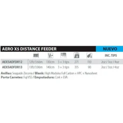 Shimano Fishing Caña feeder Aero X5A Distance