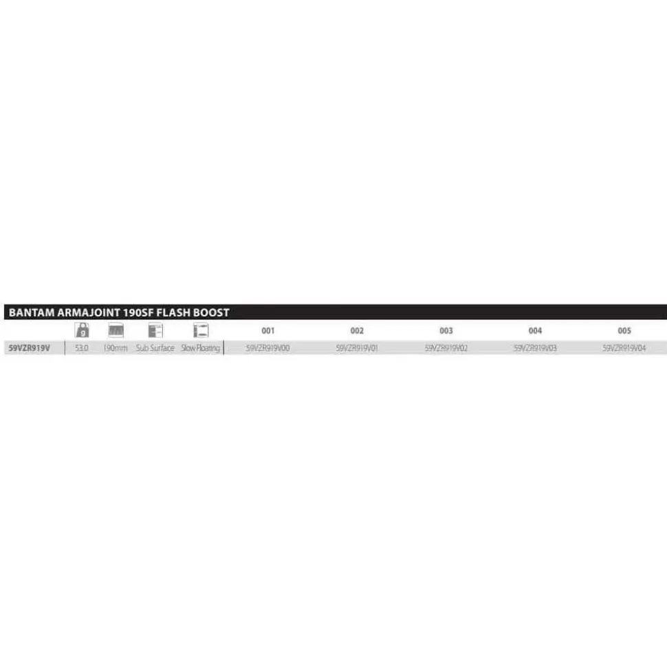 Shimano Fishing Swimbait Bantam Armajoint Slow Floating 53g 190 mm