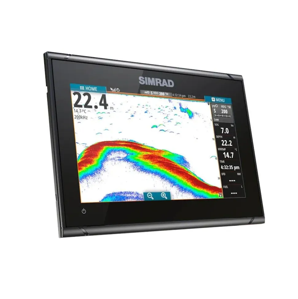 Simrad Plotter con transductor GO9 XSE Row Med/Hi/Dwnscn