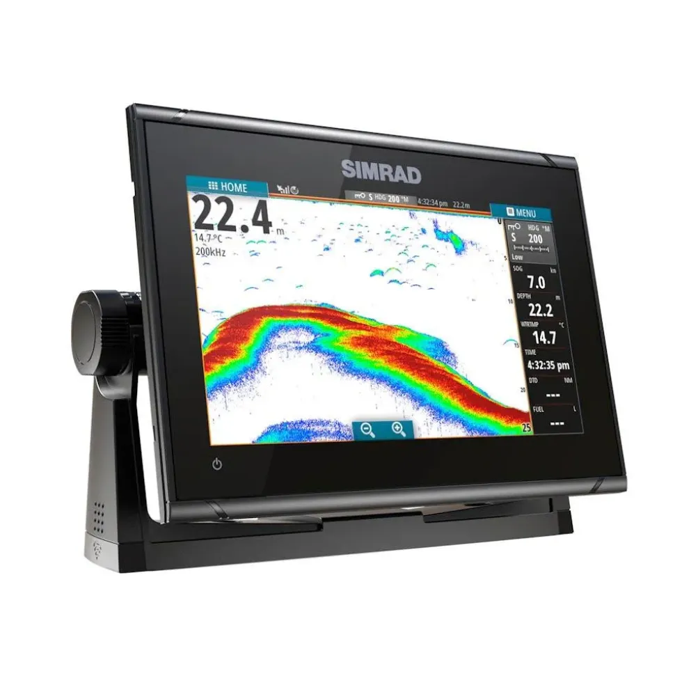 Simrad Plotter con transductor GO9 XSE Row Med/Hi/Dwnscn