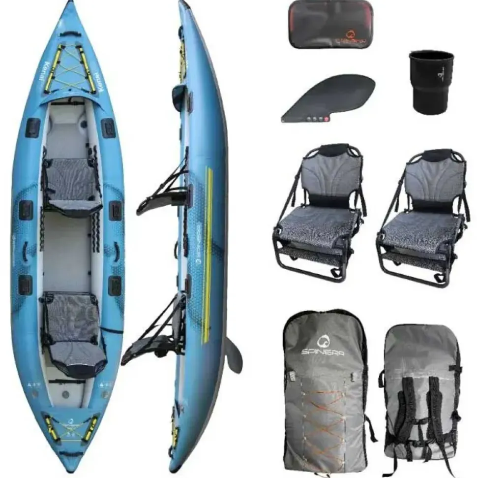 Spinera Kayak hinchable Kenai 130 2 frame seats