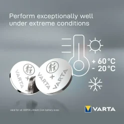 Varta Pila de botón CR2032 5 unidades