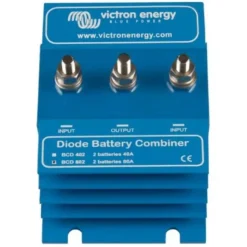 Victron Energy Combinador de baterías de diodo de 2 entradas y 1 salida 80A