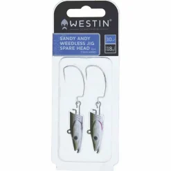 Westin Cabeza plomada Sandy Andy Weedless Jig Body 2 unidades